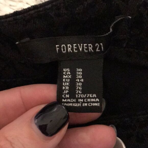 Paisley printed black skinny jeans - Picture 3 of 7